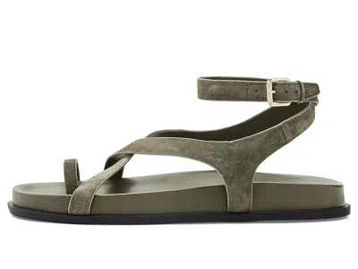 Marc Fisher Ltd Bevy Ankle Strap Sandal In Green