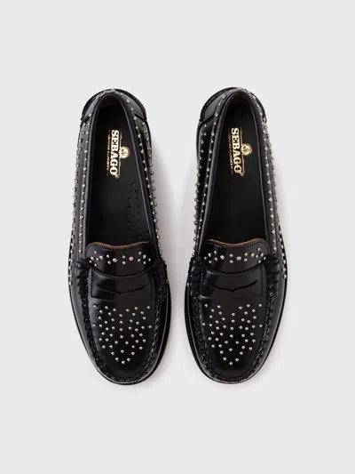 Sebago Mocassins En Cuir Dan Studs In Black