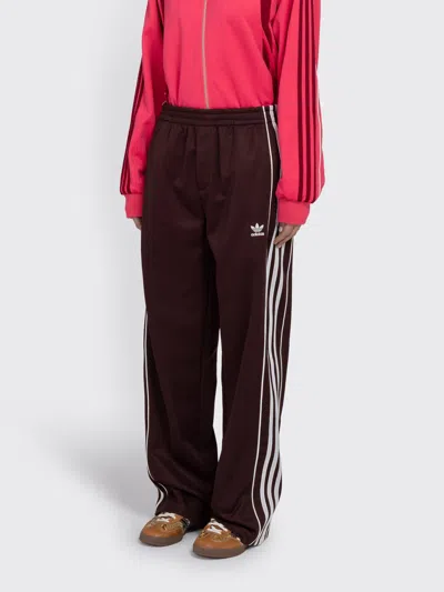 Adidas Originals Adidas X Wales Bonner Regular Fit Stripe Track Pants In Brown