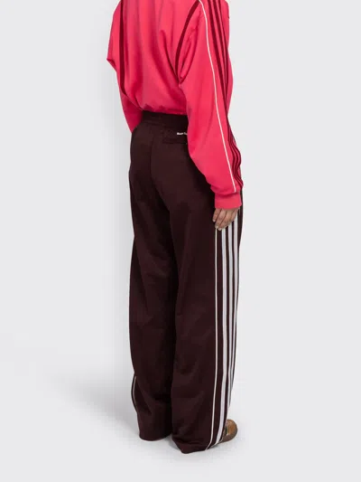 Adidas Originals Adidas X Wales Bonner Regular Fit Stripe Track Pants In Brown