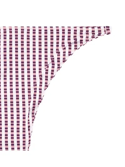 Nuno Check-pattern Bikini Bottoms In Multi