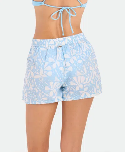 Volcom Funtastical Gauze Shorts In Blue