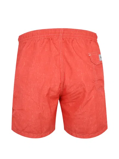 Drumohr Drawstring Slub-texture Shorts In Multi