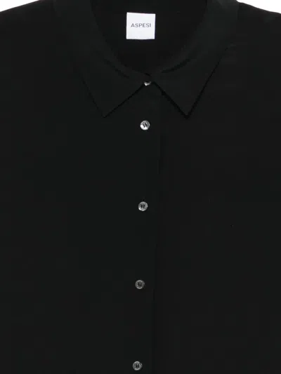 Aspesi Button-up Shirt In Black