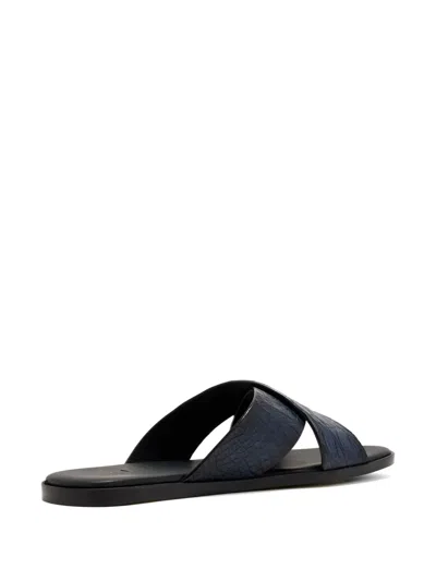 Magnanni Leather Flat Sandals In Multi