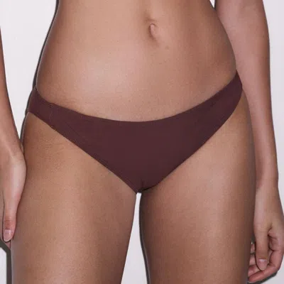 Me+em Adjustable Triangle Bikini Top Cinnamon Brown In Brown