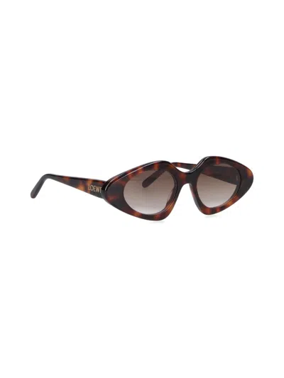 Loewe Full Frame Sunglasses In Brown