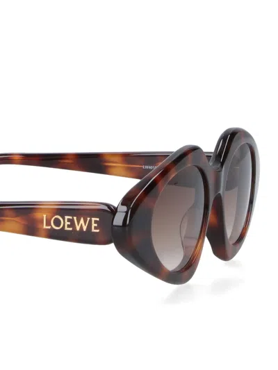 Loewe Full Frame Sunglasses In Brown
