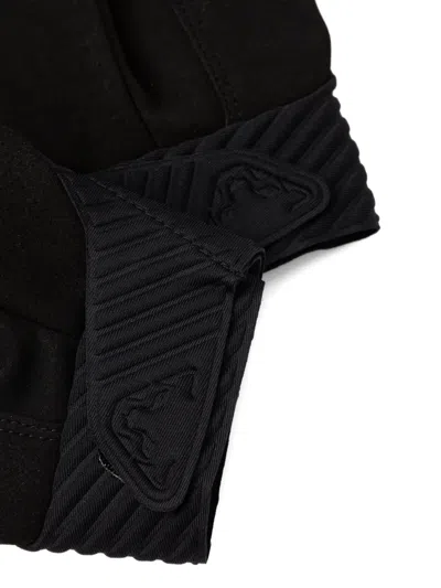 Dynafit Blacklight Softshell Logo-patch Gloves In Black