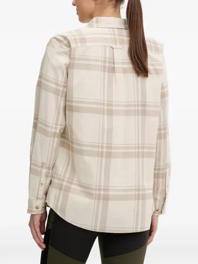 Fjall Raven Övik Lite Check-pattern Shirt In Neutral