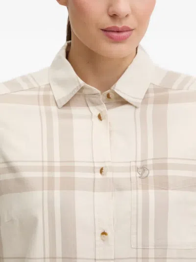 Fjall Raven Övik Lite Check-pattern Shirt In Neutral