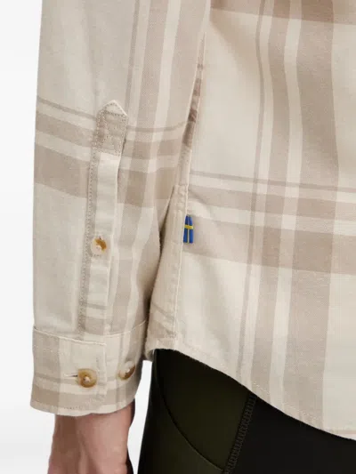 Fjall Raven Övik Lite Check-pattern Shirt In Neutral