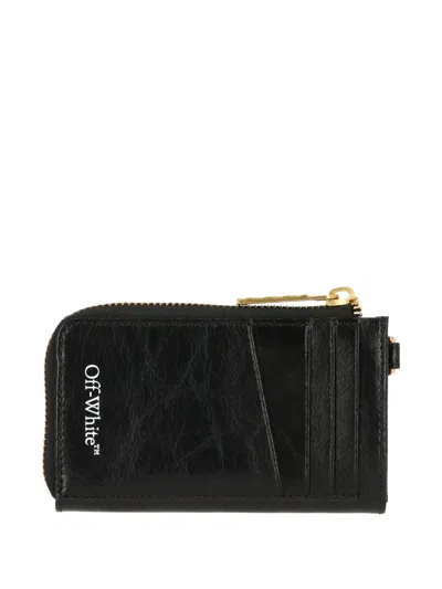 Off-white Chain-link Wallet In Orange