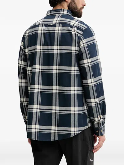 Fjall Raven Övik Lite Check-pattern Shirt In Blue
