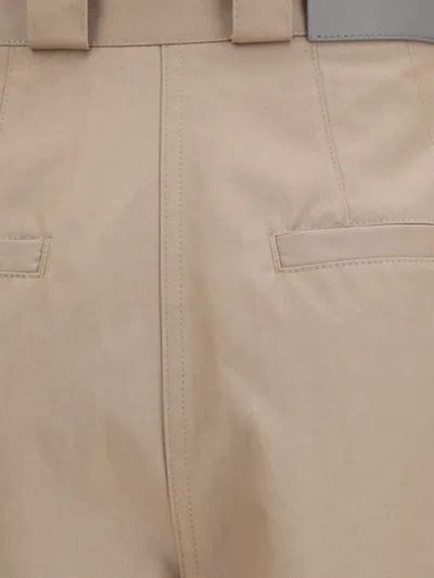 Balenciaga High Waist Pants Wide Leg Belt Loops In Multi
