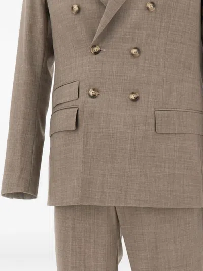 Ungaro Double-breasted Peak-lapel Suit In Multi