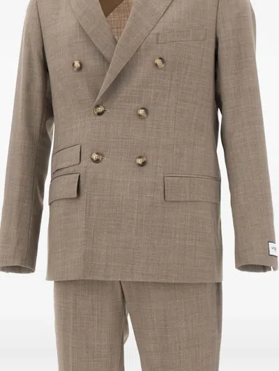 Ungaro Double-breasted Peak-lapel Suit In Multi