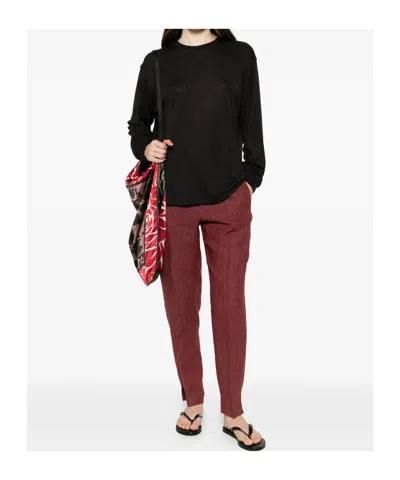 Studio Nicholson Long-sleeve T-shirt In Black