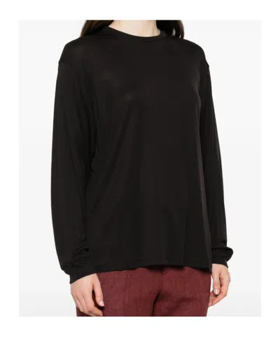 Studio Nicholson Long-sleeve T-shirt In Black