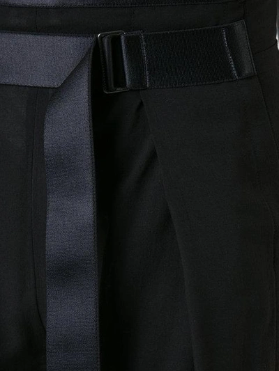 Shop Ann Demeulemeester Novice Trousers In Black