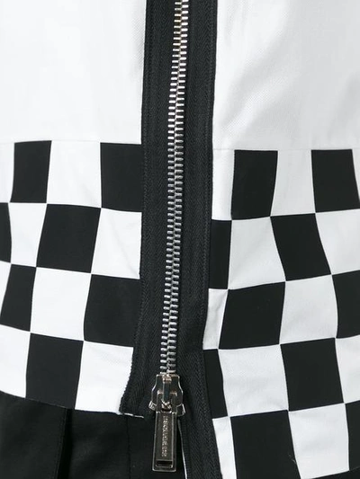 Shop Dsquared2 Checkerboard Hem T-shirt