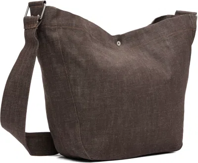 A.p.c. Brown Journal Satchel In Brown