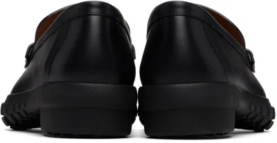 Givenchy Black Echo Loafers In Black