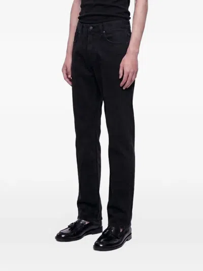 Second / Layer Big Papi Stonewashed Jeans In Black