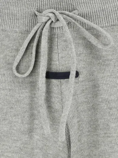 Essentials Logo-patch Shorts In Gray