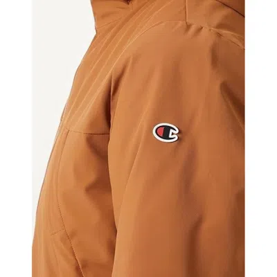 Champion Brown Polyamide Shell Jacket In Brown