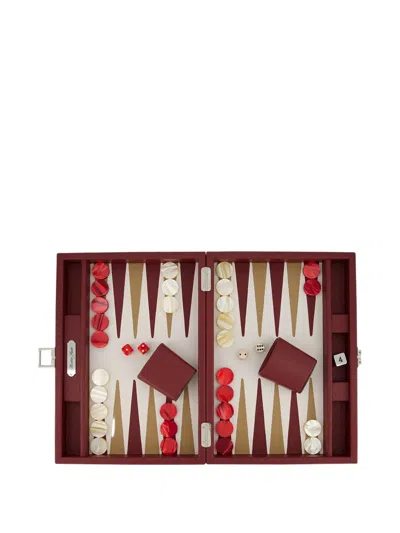 Hector Saxe Medium Baptiste Grained Backgammon In Brown