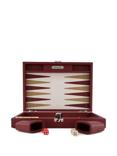 Hector Saxe Medium Baptiste Grained Backgammon In Brown