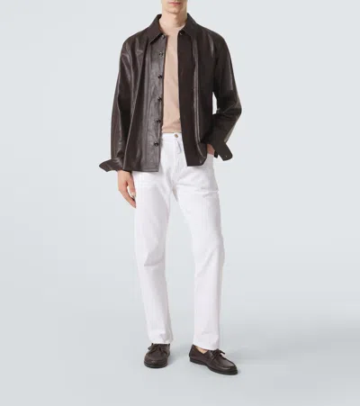 Frame Cotton Jersey T-shirt In Neutral