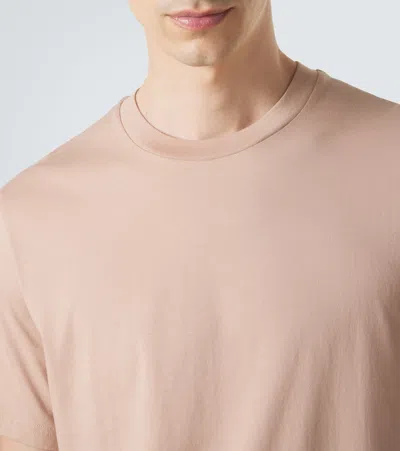 Frame Cotton Jersey T-shirt In Neutral