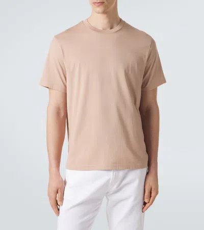 Frame Cotton Jersey T-shirt In Neutral
