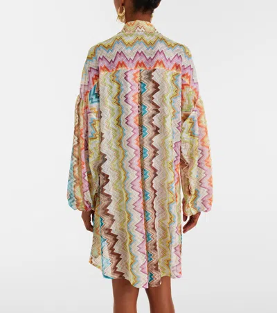 Missoni Zigzag Oversized Shirt In Multi