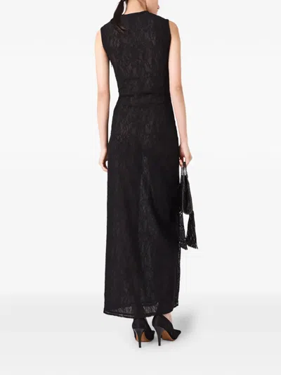 Stella Mccartney 레이스 민소매 맥시 드레스 In Black