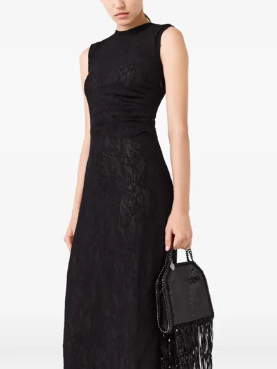 Stella Mccartney 레이스 민소매 맥시 드레스 In Black