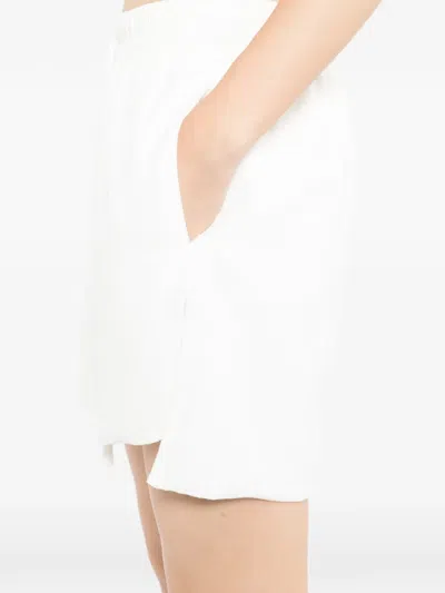 Thom Krom Drawstring Layered Shorts In White