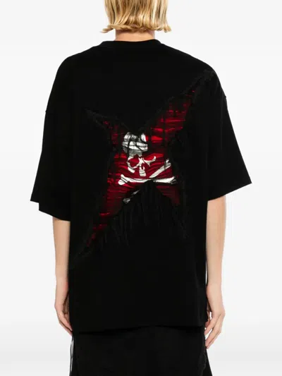 Mastermind Japan Distressed Ripped T-shirt In Black