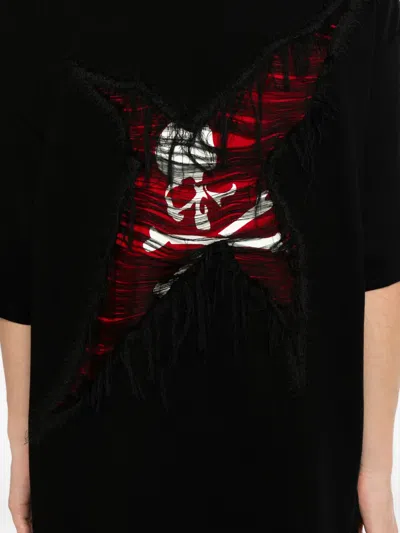 Mastermind Japan Distressed Ripped T-shirt In Black