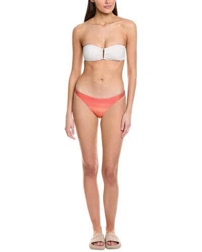 Milly Bikini Bottom In Pink