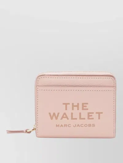 Marc Jacobs Mini Leather Wallet Tassel External Pocket In Pink