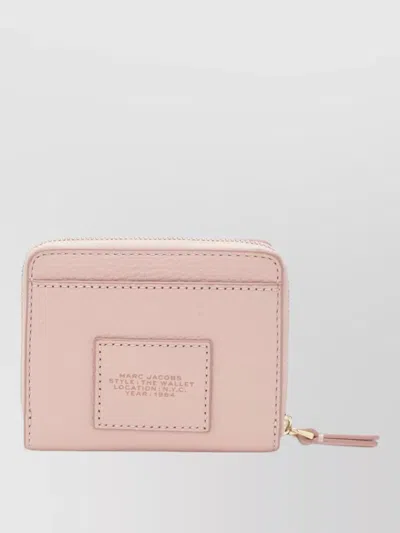 Marc Jacobs Mini Leather Wallet Tassel External Pocket In Pink