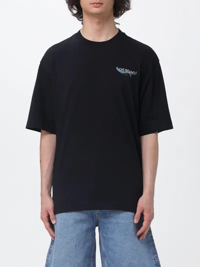 Off-white Logo Graphic Crew Neck Short Sleeve T-shirt In Multi