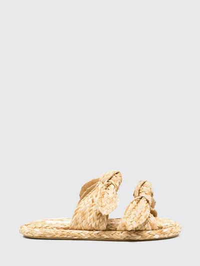 Zimmermann Carousel Flat Sandals Open Toe Braid In Brown
