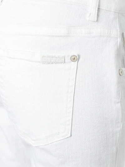 Shop 7 For All Mankind Straight-leg Jeans In White