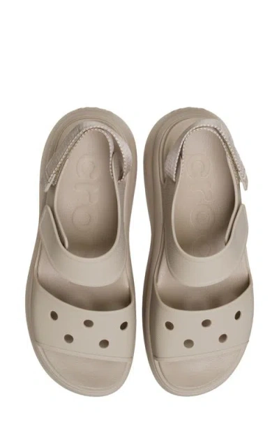 Crocs Soho Platform Sandal In Gray