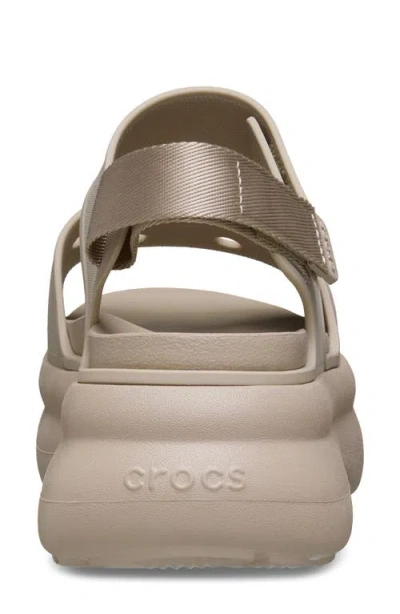 Crocs Soho Platform Sandal In Gray