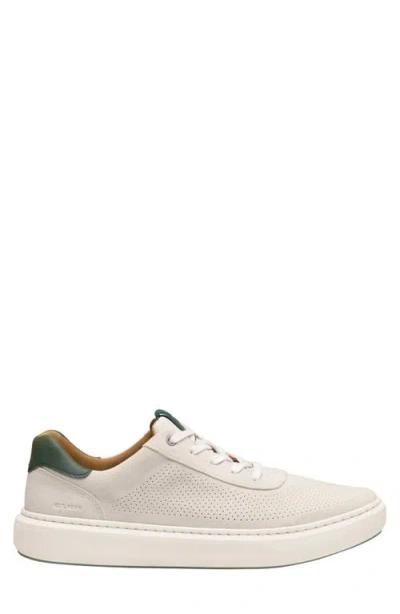 Johnston & Murphy Anders Perforated Sneaker In White